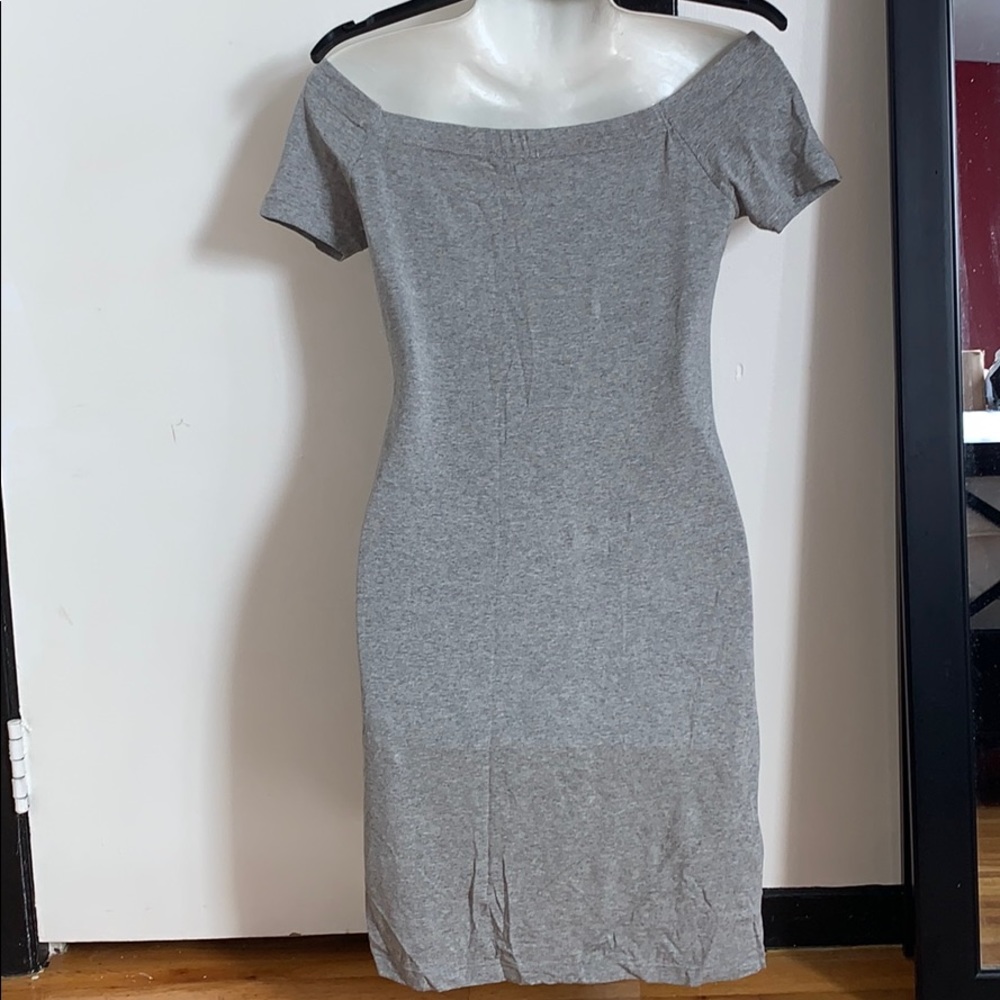 Off The Shoulder T Shirt Dress - Picture 2 of 2